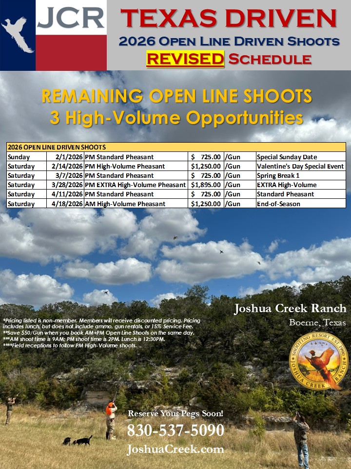 2026 Open Line Shoots